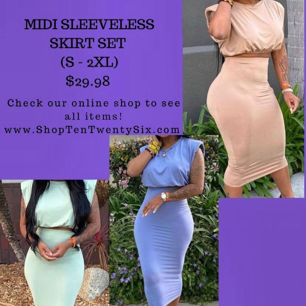 MIDI Skirt Set